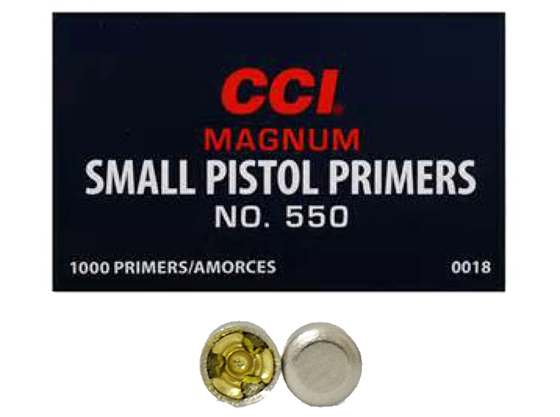CCI Zündhütchen 550 Magnum Small Pistol 1000 Stück